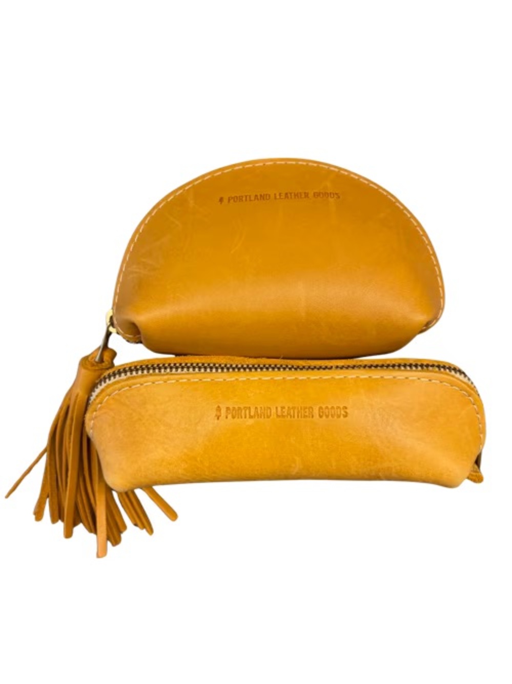 Portland Leather Sunflower Taco Tassel Pouch and Small Sidekick Set